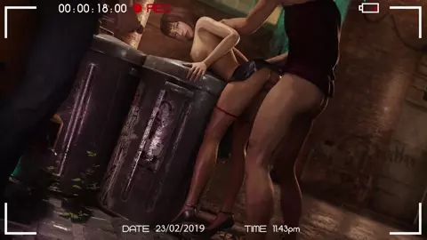 Saeko Mukouda Banged Outside A Bar [Nagoonimation][4K]