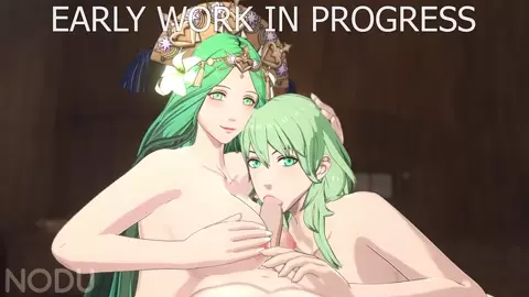 Rhea & Byleth blowjbo & paizuri (Fire Emblem)