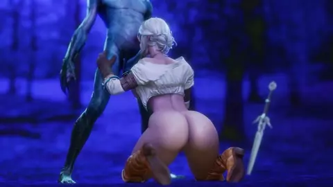 Ciri vs Drowner
