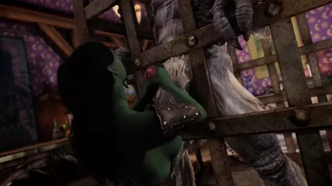 Sexy Orc Lady Loves Troll Cock