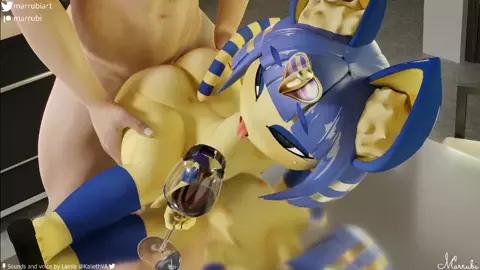 Ankha Doggystyle 3rd POV - Marrubi