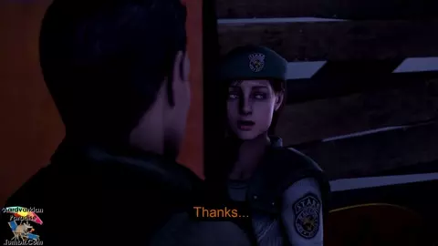 Jill Valentine Vs tentacles (have subtitles)