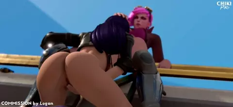 Vi + Caitlyn Lesbian
