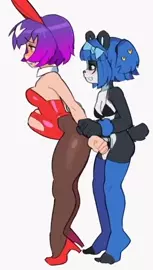 Panda Girl Fucking Bunny Girl