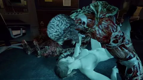 Claire Redfield vs Licker