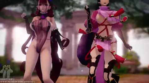 【Hentai dance - Dance of the Tail Sex】Lumiebre/ルミエーブル - Minamoto no Yorimitsu