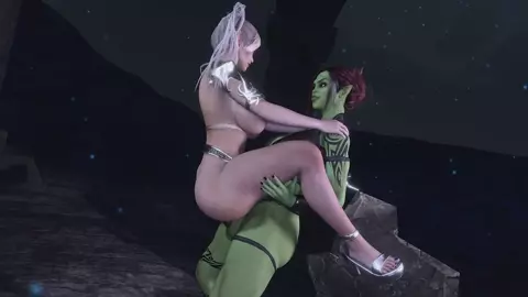 Elf Queen Fucked By An Orc Warrior [Weebuvr]