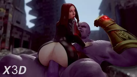 Black Widow Is Thanos Toy Now [Clothes][4K][X3D]