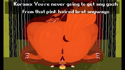 Nine-tailed vixen rides Naruto