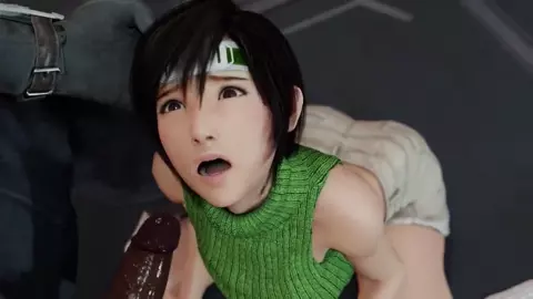 Yuffie Kisaragi Pleases Loves Shinra Cock (blacked) [Greatojama]