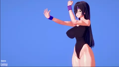 Kuro and Anne Exercise micro bikini
