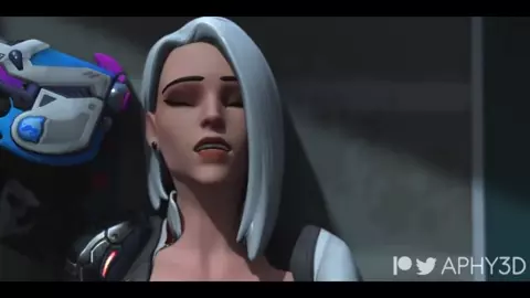 D.Va Surprises Ashe [Aphy3d]