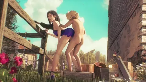Tifa And Cloud [4K][Dress][Anaru]