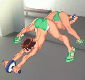 Sakura Workout (Green Vanilla Topless) [BingoTarte]