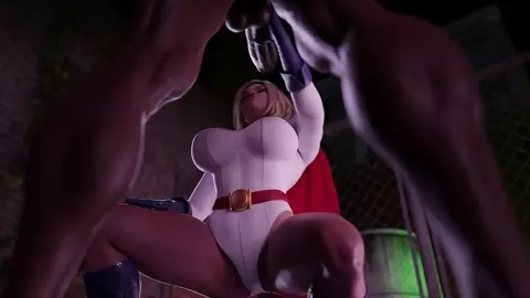 Power Girl Handels A Massive Cock [Sound][Blacked][Lecherix]
