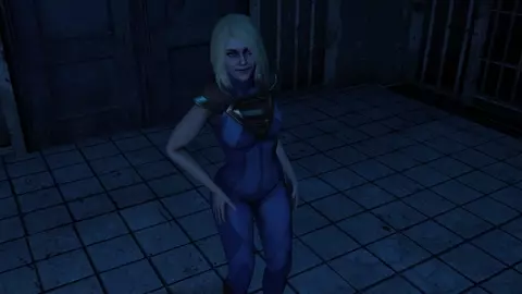 Supergirl BBC spitroast in jail