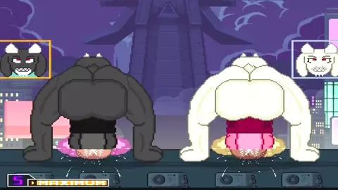 Mugen - Hyper Futa Toriel Completely Fills LopunnyF (Part 2)