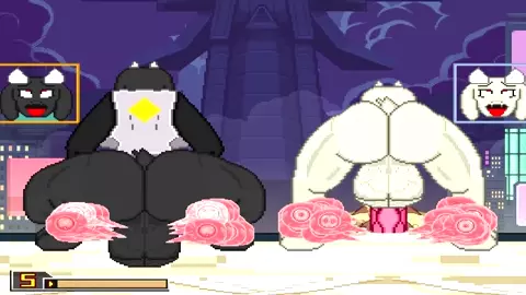 MUGEN - Hyper Futa Toriel Completely Breeds LopunnyF (Part 1)