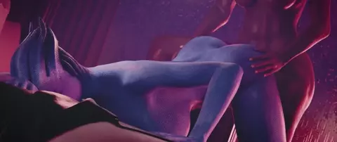 Liara And Shepard [4K][Blacked][Realium3D]