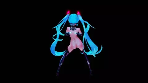 Miku Ass Bomb! (Oiled) 初音ミク