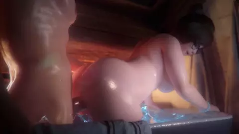 Mei's Hot tub hijinks Nude, (4k)[VGErotica]