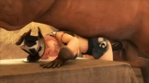 Honoka sex with a horse (farm) (LH)