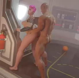 Zarya's "Special Training." [Timpossible]