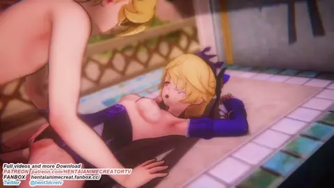 Fischl Ein Immernachtstraum Genshin Impact 3D HENTAI Animation Shortver