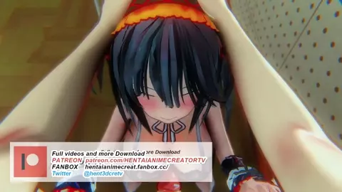 Kurumi Tokisaki Date A Live 3D Animation Remake Shortver [HENTAIANIMECREATORTV]