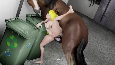 Peach Loves Her Horsie [Dicesfm]