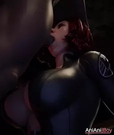 Black Widow Detention [Blacked][Clothed][AniAniBoy]