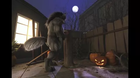 Werewolf Girl Fapping [H0rs3]