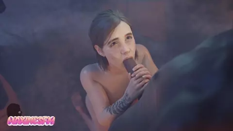 Ellie wanted to practice her oral techniques on "Darnell" again. [MaxineSFM]