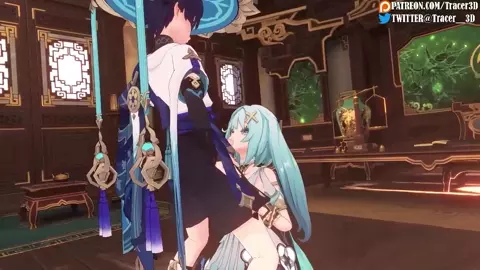 Faruzan & Wanderer Genshin Impact 珐露珊 流浪者 原神 60 FPS