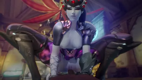 [4K] Widowmaker Riding (Black) [FPSBlyck]