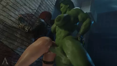 [4K] She-Hulk And Widow Tight Fit [Amazonium]