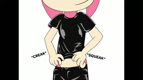 Amy Leather Squeaking