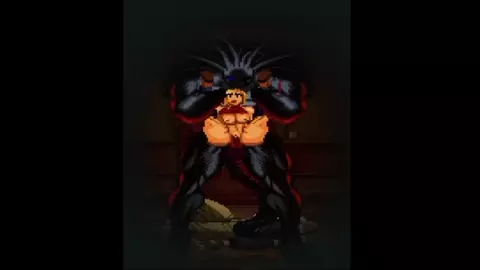 MUGEN Hentai: Blackheart x Blue Mary