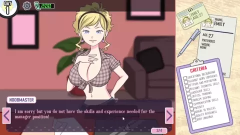 Horny Recruiter Gameplay Day 1