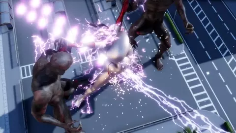Ultragirl was hit by the sound effect test