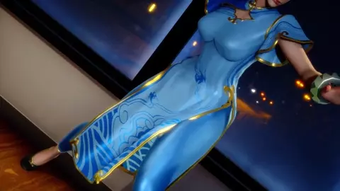 Chun Li Late Night Office
