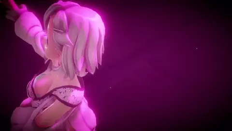 [KazuNishi] Pink Cat Strip dance