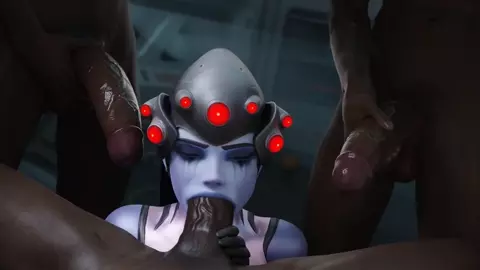 [4K] Widowmaker Struggles [Blacked][Aphy3d]