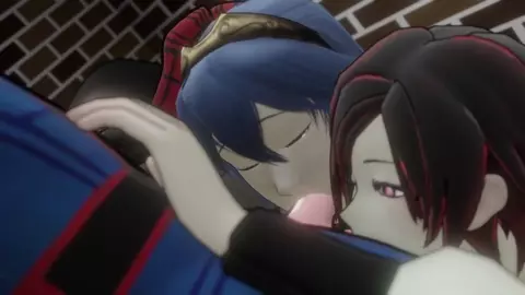 Threesome Spider-man Lucina and Ruby Rose