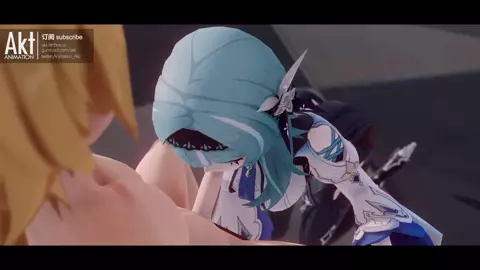 Eula blowjob and fuck [Akt]