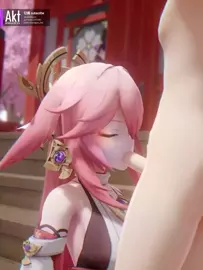 Yae miko blowjob&footjob [Akt]