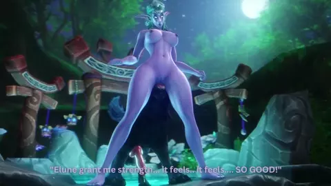 Tyrande - Wolf (worgen) Whore