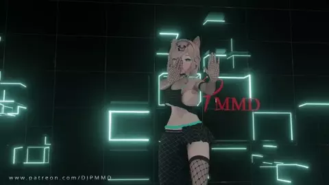 Honkai Pardofelis Snapping Blender Marvelous Designer DJPMMD 1742