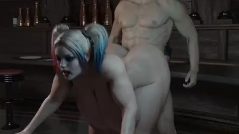 Harley Quinn Pounded [White][Dubush1ne34]