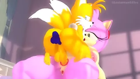 Sonic fucking Tails Fucking Amy with sound - [Leviantan581re]